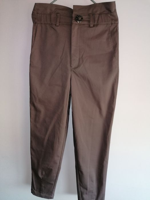 Pantalon elegant bluza albă BSB mărime 40 S-M