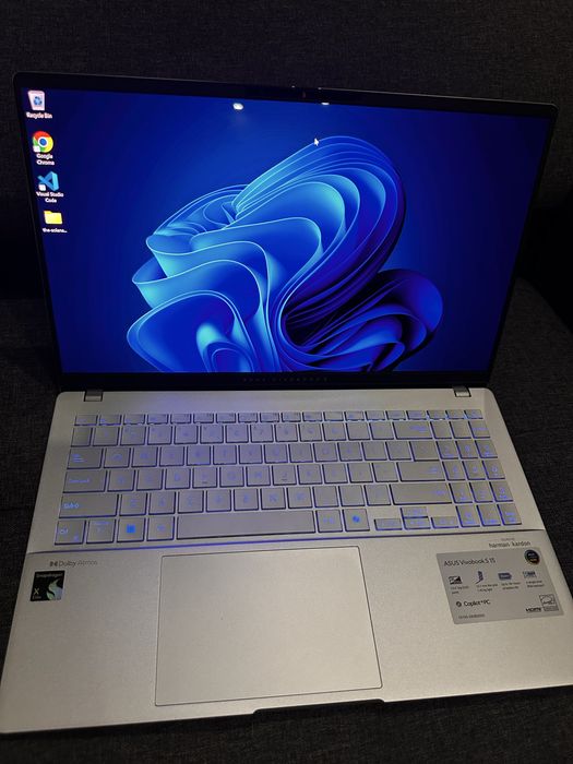 Laptop ASUS Vivobook S 15 OLED 15.6 3K Snapdragon X Elite 32GB 1TB