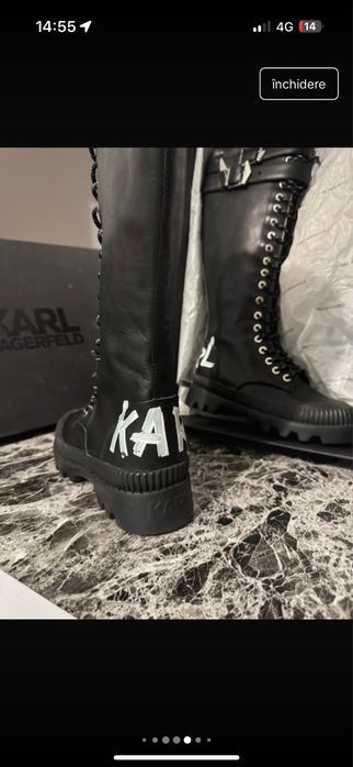 Cizme Karl Lagerfeld noi