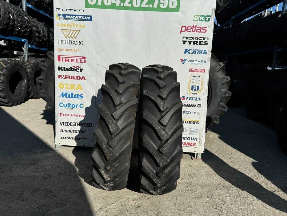 Anvelope noi 13.6-28 cu 8 pliuri marca BKT cu garantie