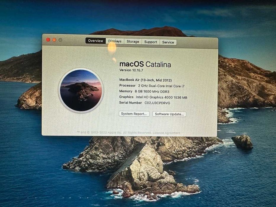 MacBook Air A1466 2012 i7 8GB