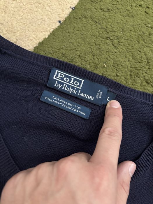 Polo Ralph Lauren Pima Cotton мъжки пуловер