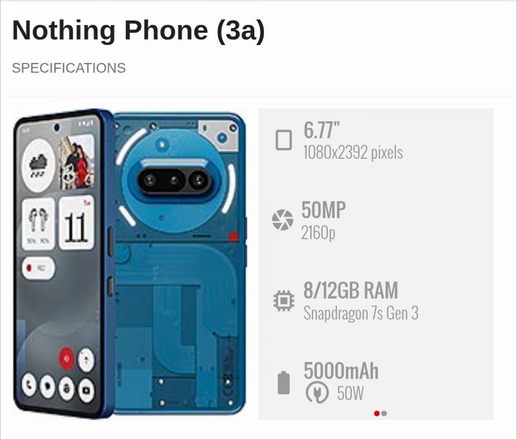 Nothing phone 3a черного цвета эксклюзив