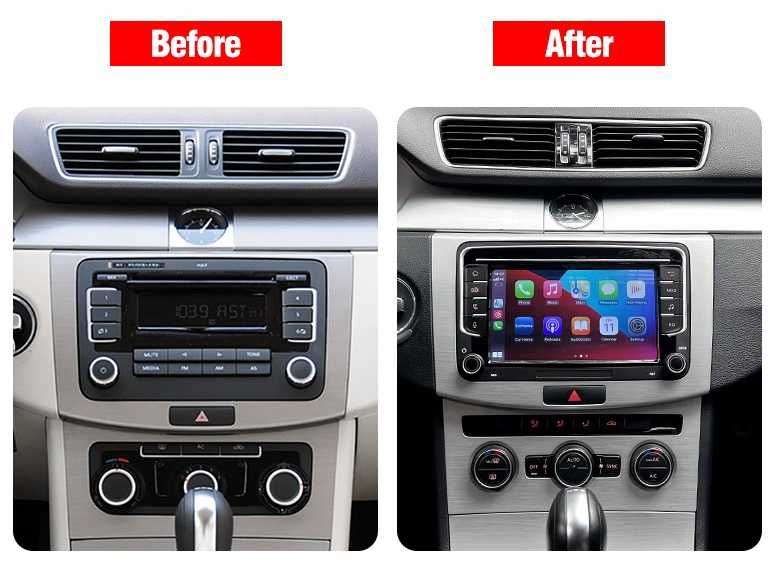 Мултимедия с безжичен CarPlay за VW, Seat, Skoda EW847WADCP