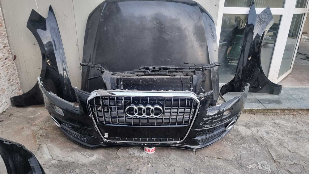 audi q5 bara fata capota aripa st si dr trager complet radiator etc