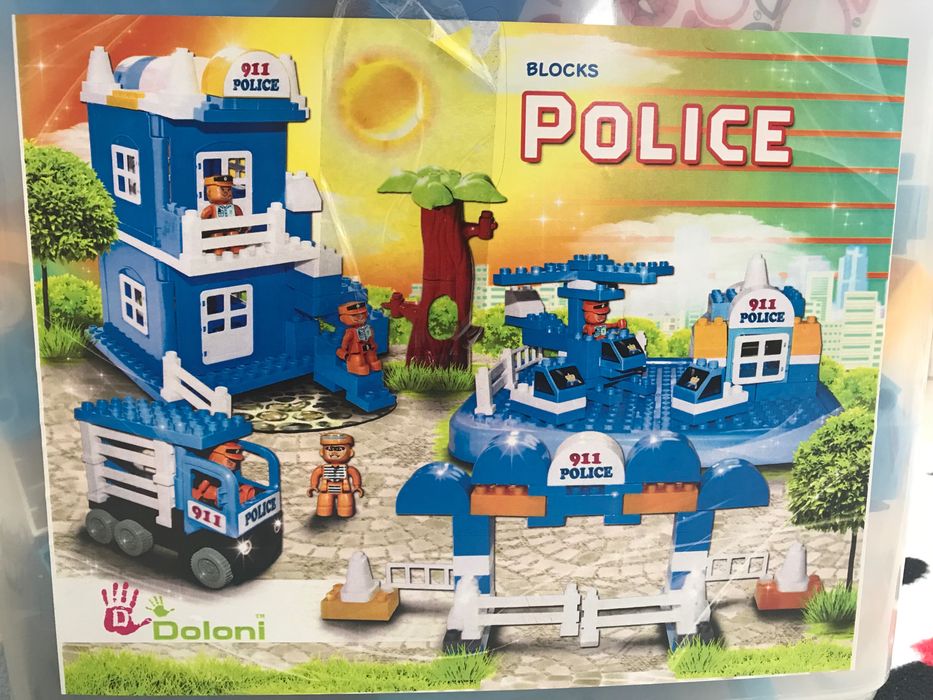 Lego Police Set + cutie depozitare