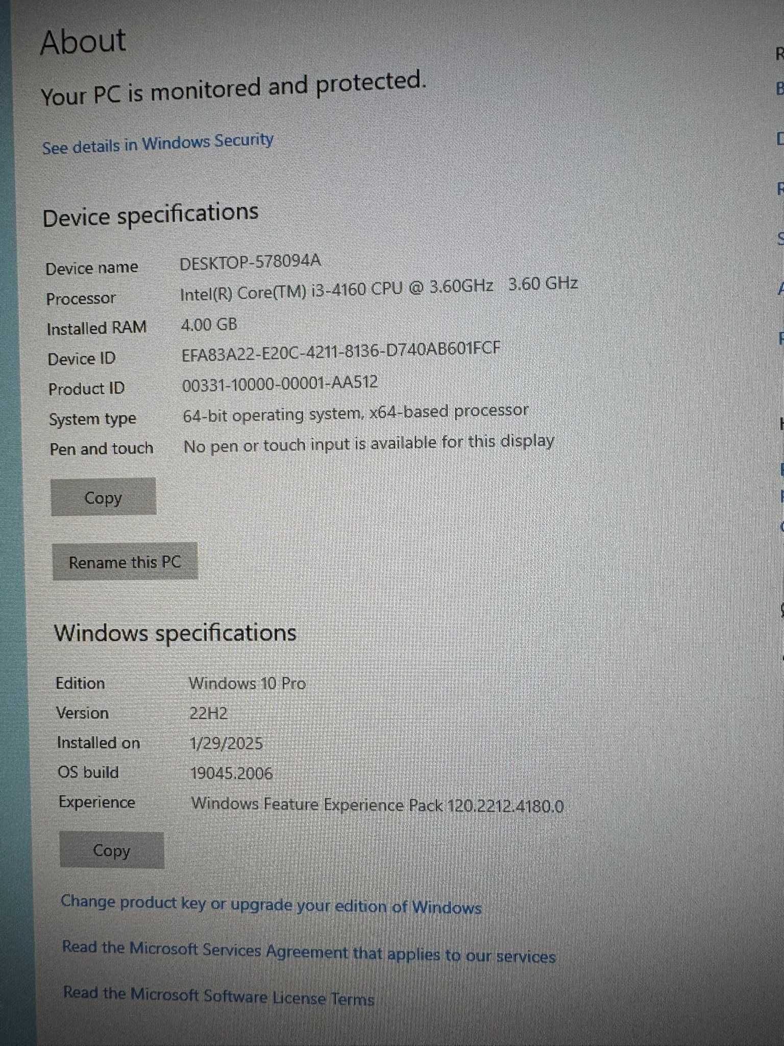 calculator / pc OFFICE fujitsu esprimo i3-4160