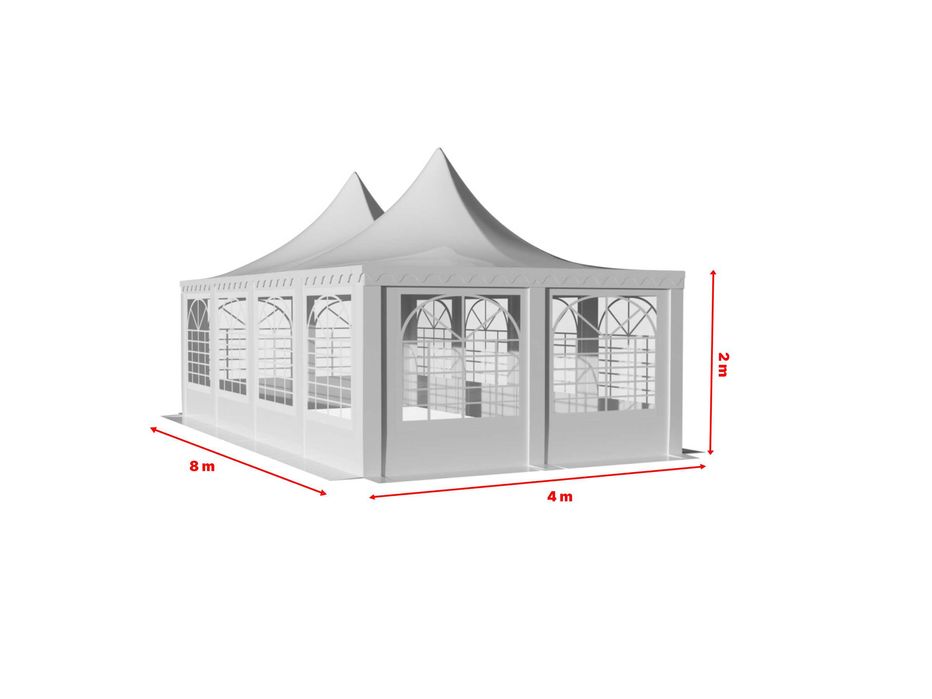Pagoda/Cort de evenimente PVC 500 ECONOMY LG