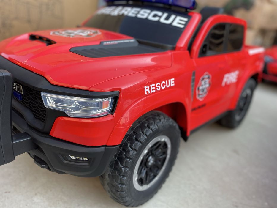 Masinuta electrica copii Nichiduta Fire Rescue Super Truck 4x4 RAM EVA