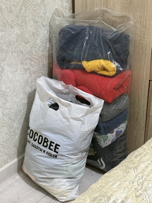 Детские вещи на мальчика за 3 пакета 2000