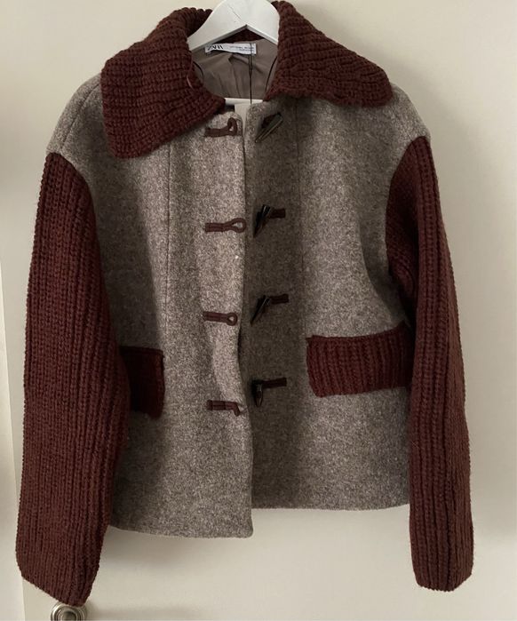Jacheta palton Zara din lana, noua!