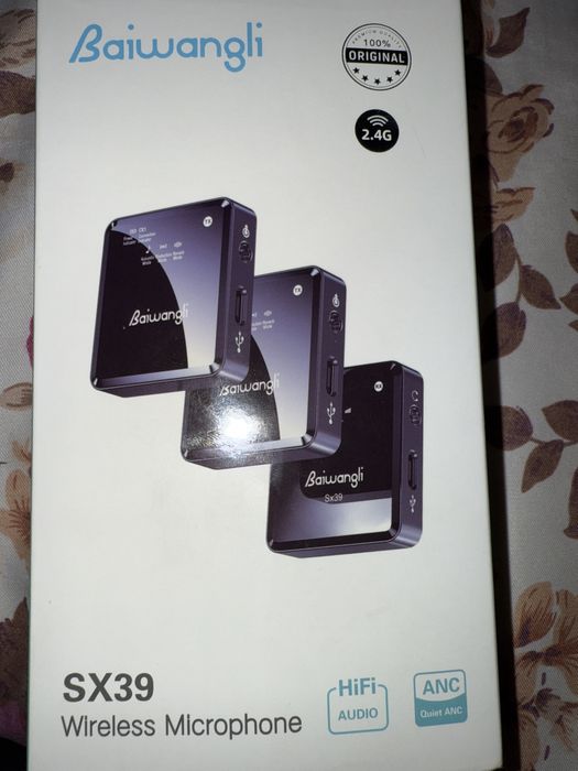 Микрофон SX39 беспроводной - новый, не использовался