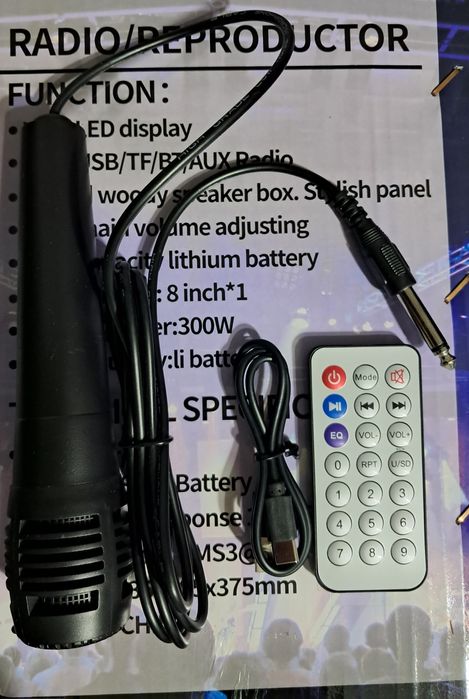 Boxa portabila cu radio BT