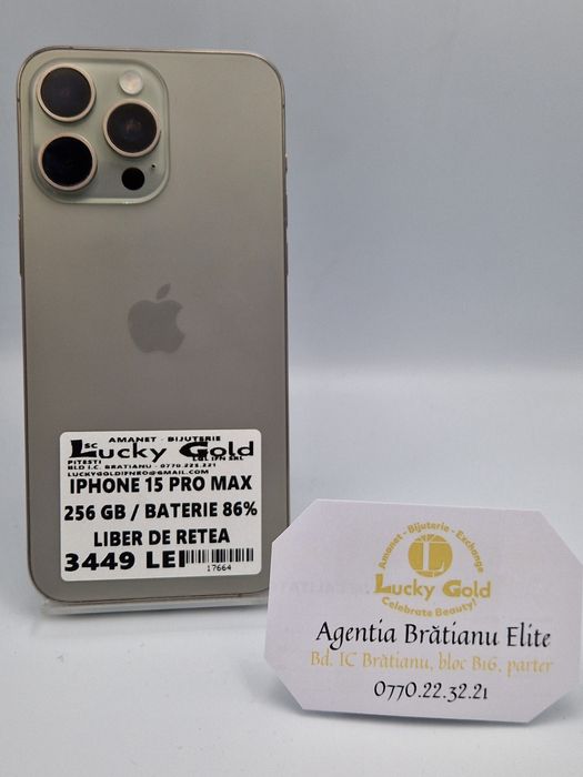 Iphone 15 Pro Max 256 Bat 86 cod 17664