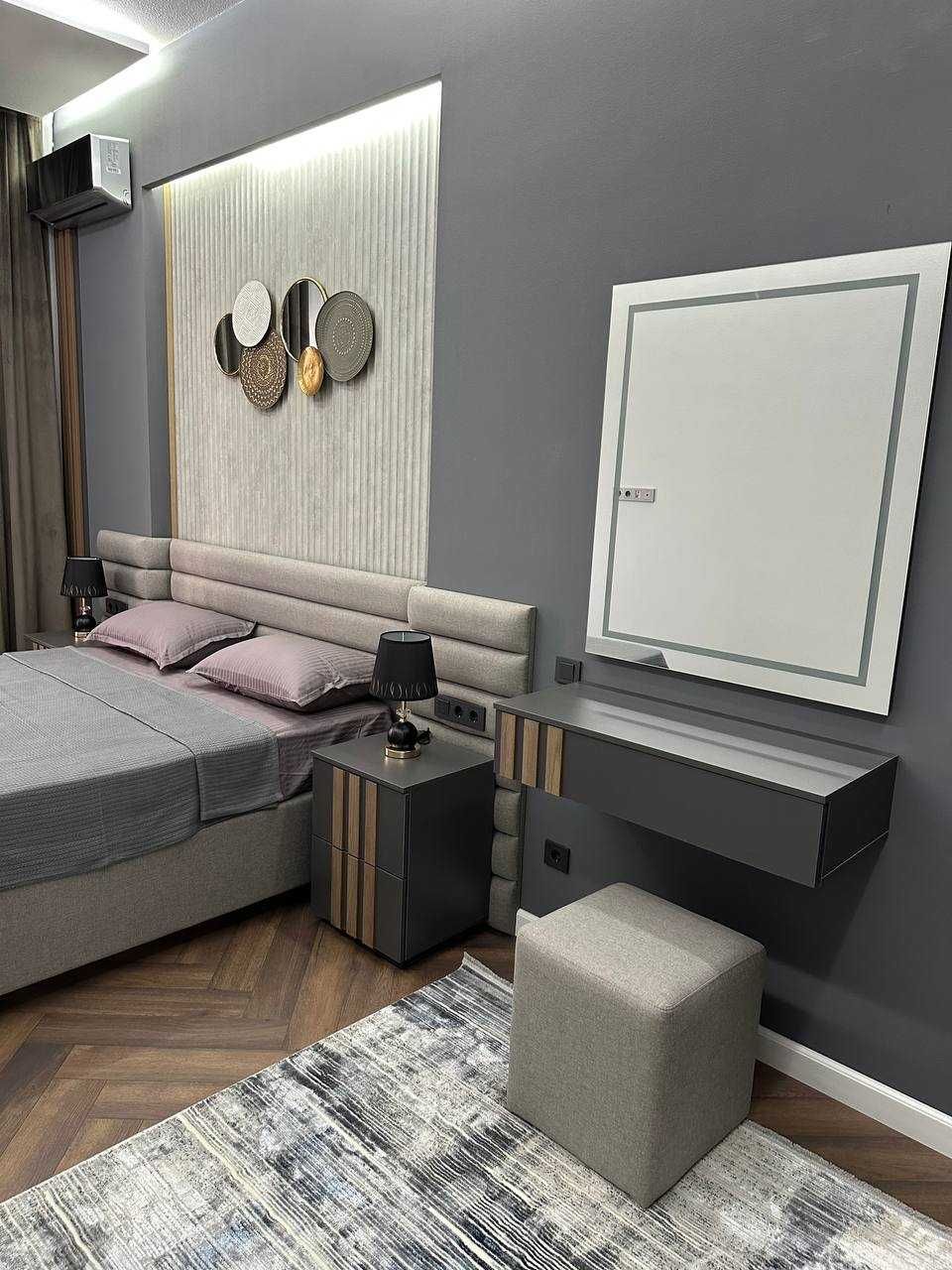 Ж/К Казахстан 2 ком 75м2 C hi Tech ремотом Центре 1200уе