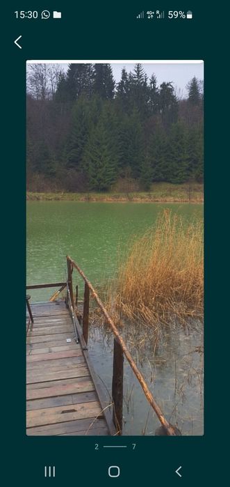 Teren cu lac in Com Nucșoara, sat Slatina ,jud Arges