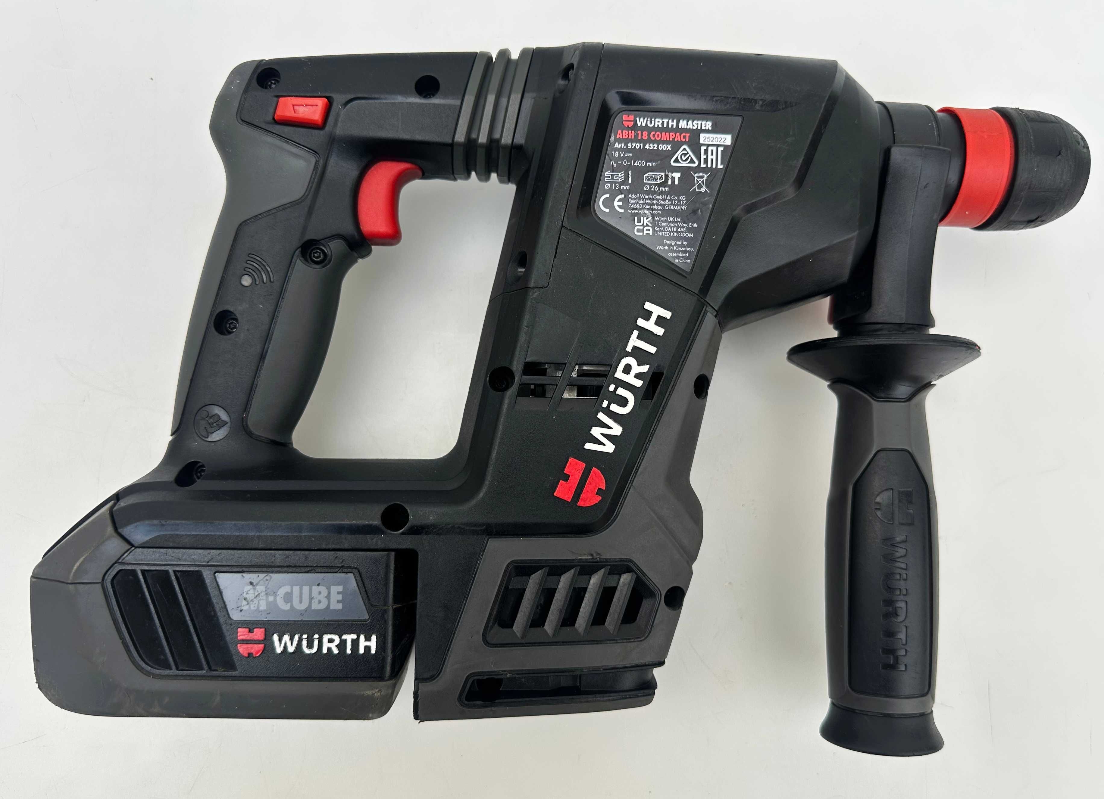 Wurth ABH 18 Compact - Безчетков перфоратор M-Cube 2022г. като нов!