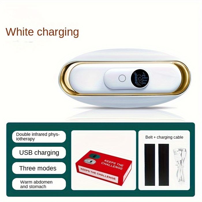 Колан за отслабване с вибрация и инфрачервена светлина, масаж, масажор