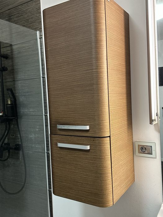 Mobilie de baie 2 corpuri Cersanit + chiuveta si baterie