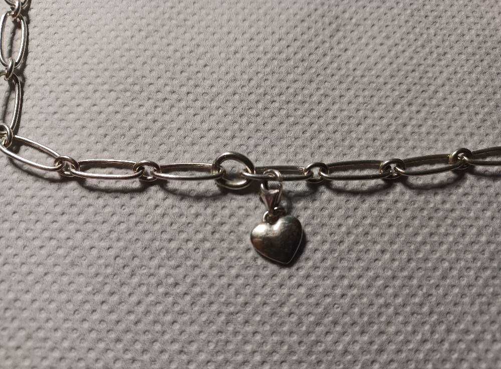 Lant vintage argint cu inimioara Thomas Sabo
