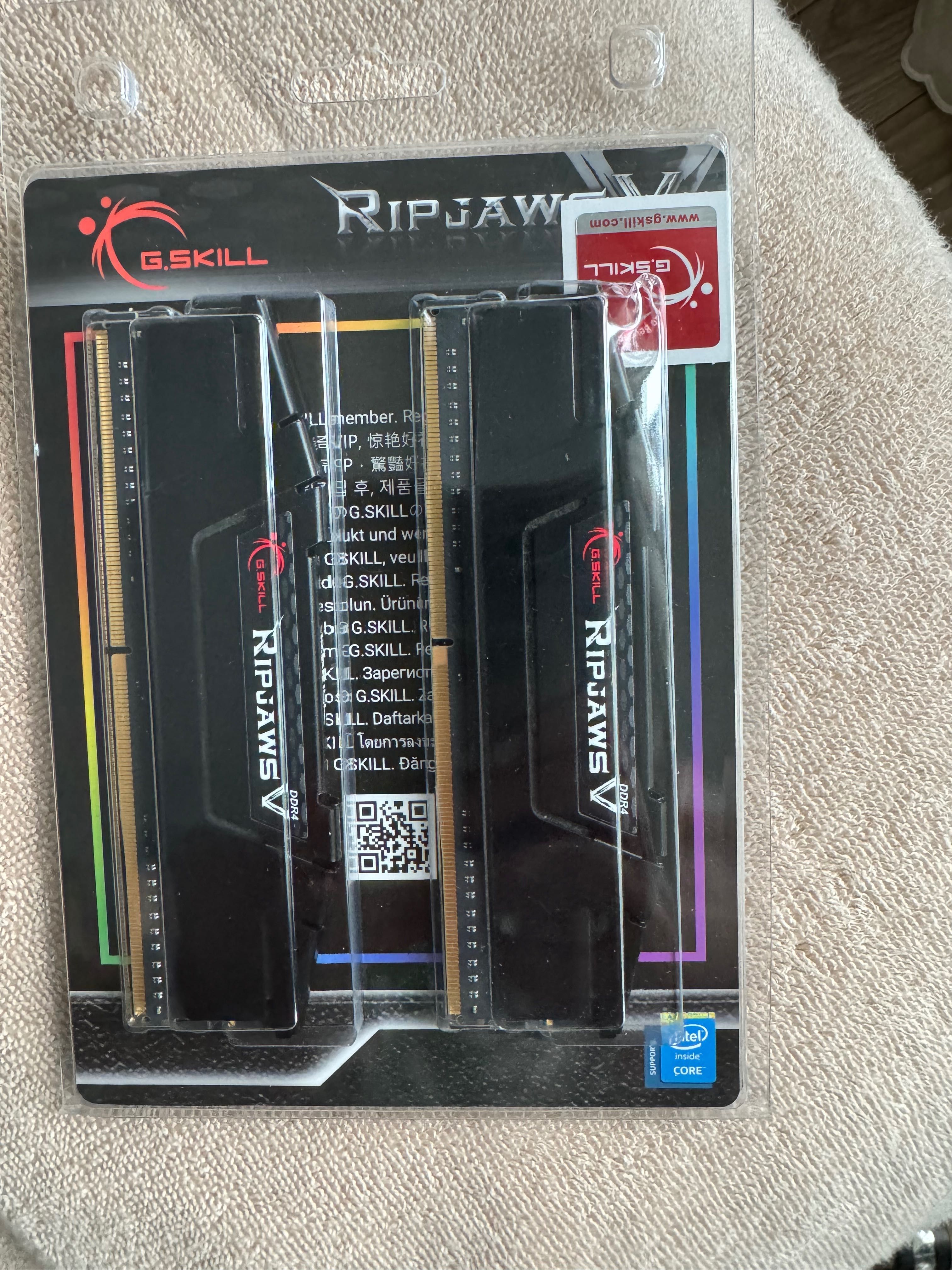 Продам оперативную память G.SKILL Ripjaws DDR-4 3600Mhz 2x8Gb DIMM