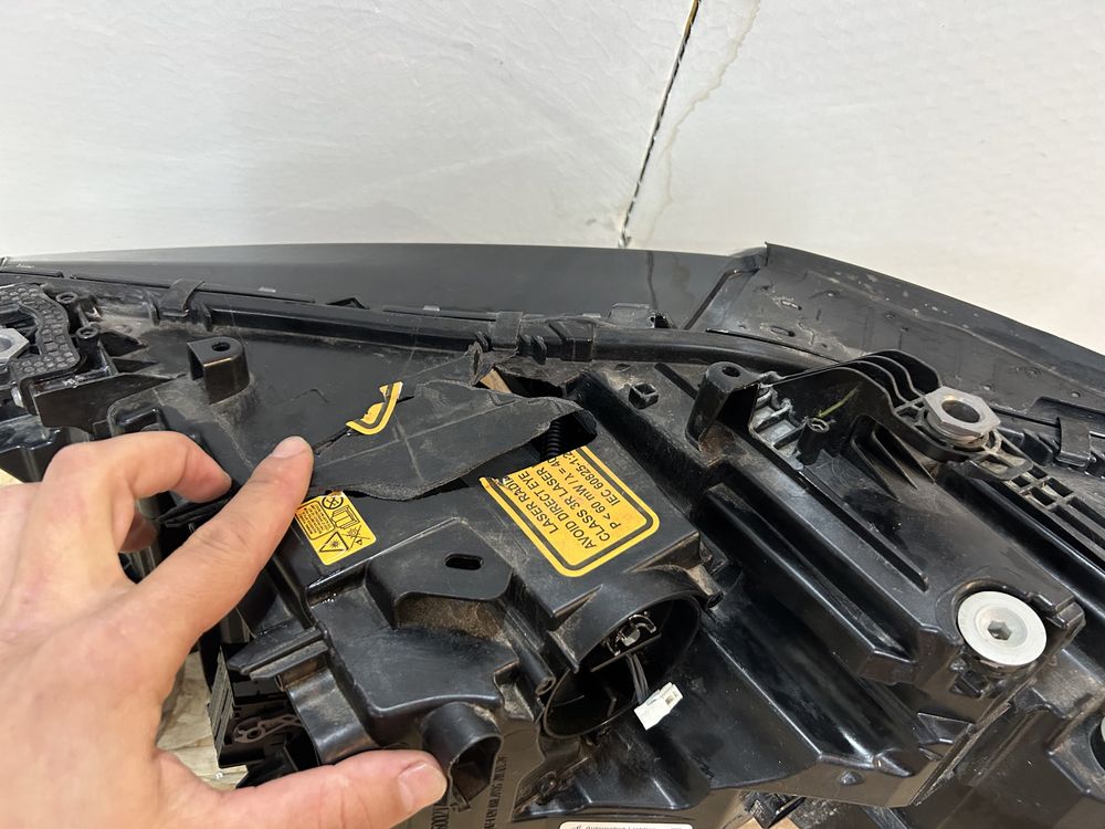 Far bmw X5 G05 X6 G06 laser shadow line / negru 2019-2022