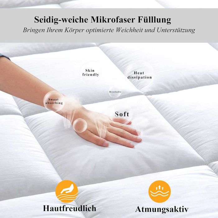 Topper Saltea 180-160-140-120 Produse NOI Resigilate Amazon Germania