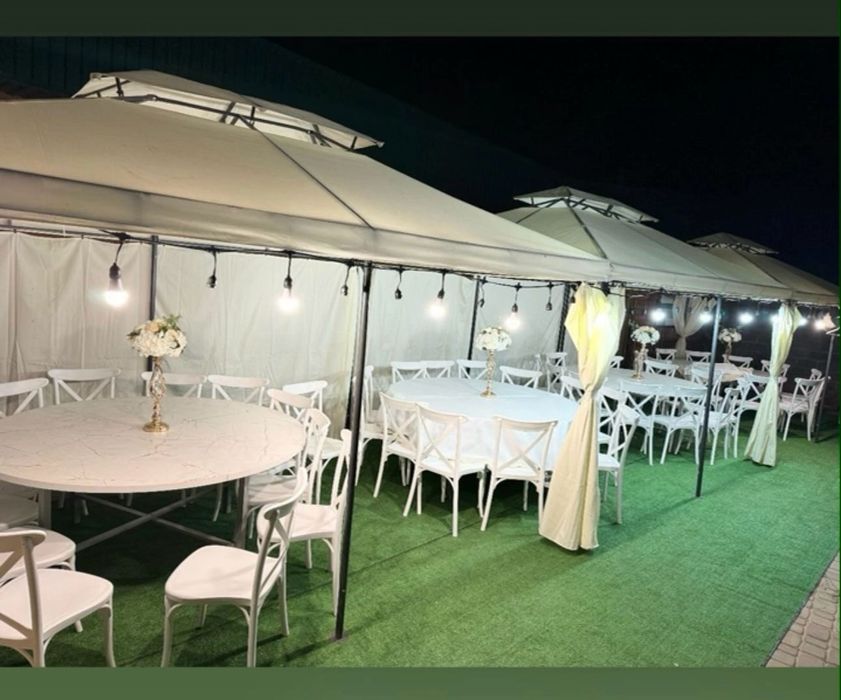 Оформление Фотозона Шатер Стол Стулья Посуда Орындык Ыдыс аяк Казан