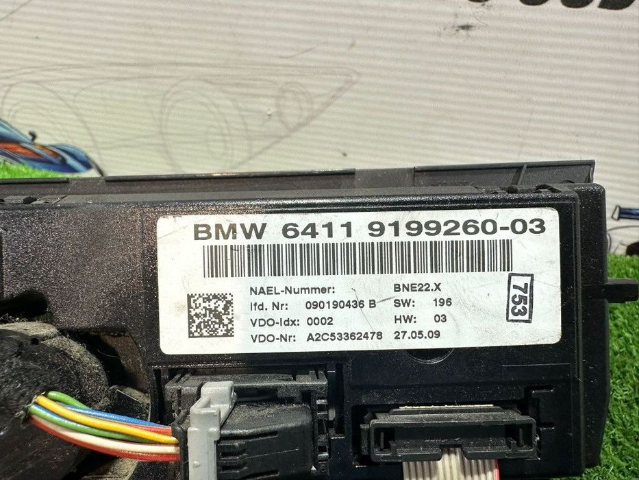 Panou comanda clima ac climatronic bmw seria 3 e90 e91 e93 2004-2012