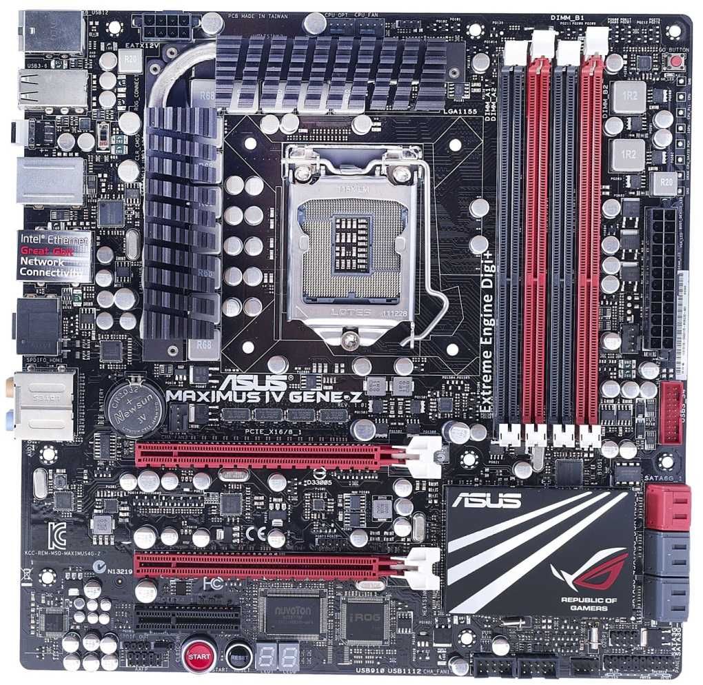 Дъно Дънна платка Asus ROG Maximus IV Gene-Z 1155 DDR3 OVERCLOCK