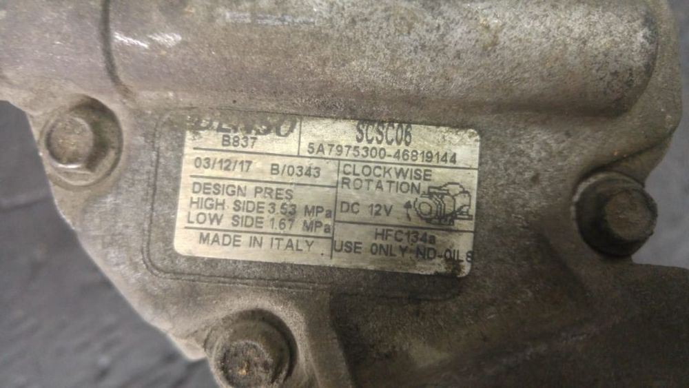 compresor ac 1.3 d multijet fiat doblo idea punto 188  5a7975300  46819144