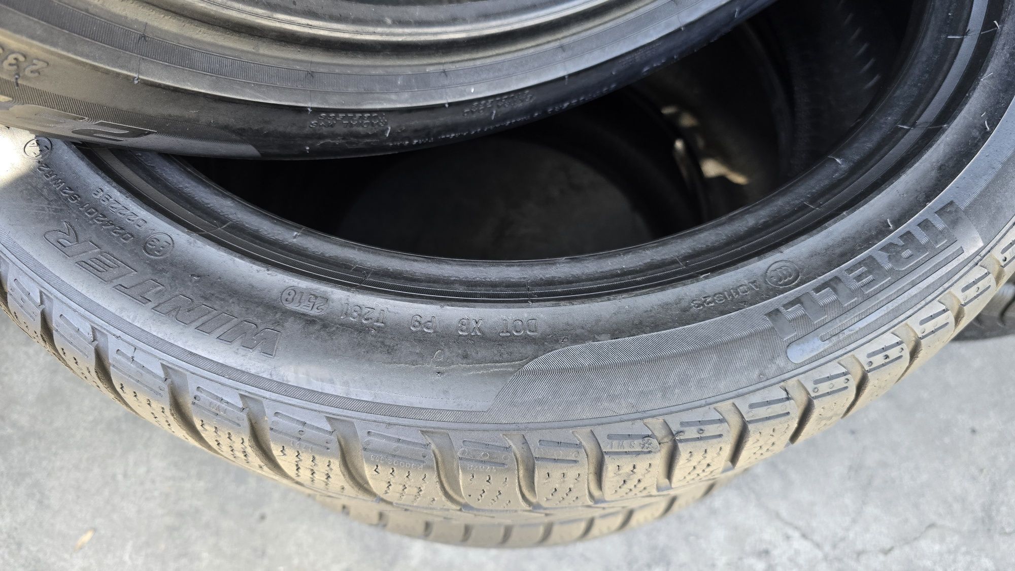 4 anvelope iarnă Pirelli 235/45/19 - transport gratuit