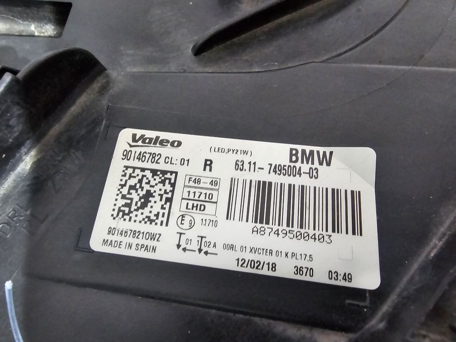 Far dreapta led Bmw X1 F48 dupa 2016 cod 7495004