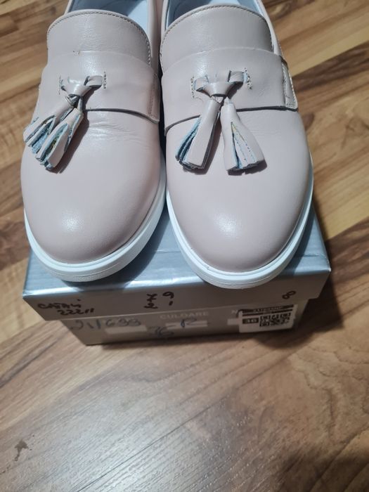 Pantofi piele naturala S77, marime 36, NOI