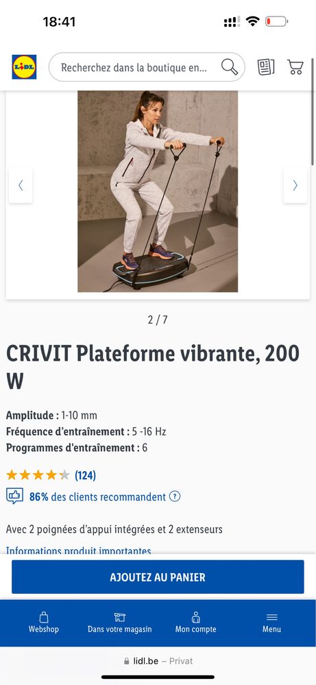 Placa vibranta crivit