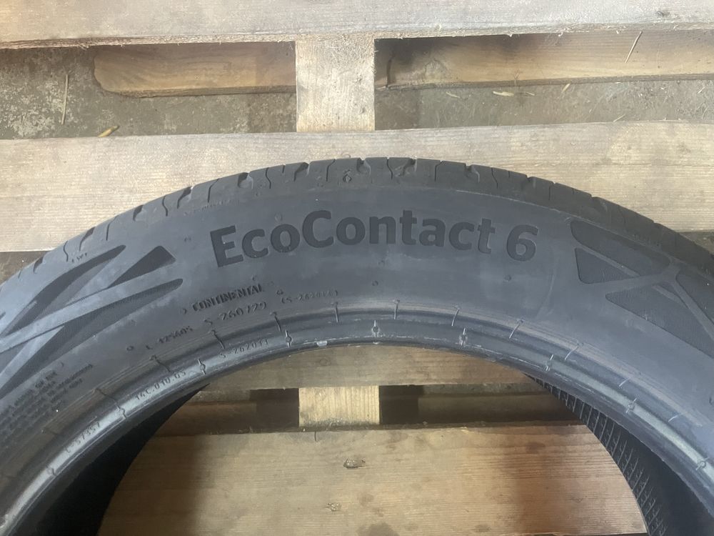 2бр. Continental EcoContact6 215/50/18, 7мм, ДОТ 2022
