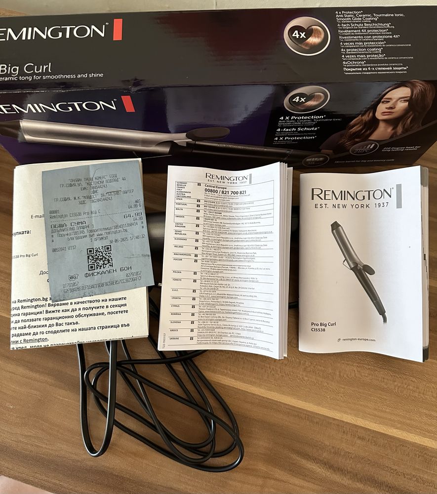 Маша Remington Pro Big Curl, ЧИСТО НОВА