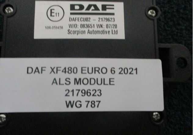 unitate de control euro 6 model 2021 (2179623) pentru camion daf xf480