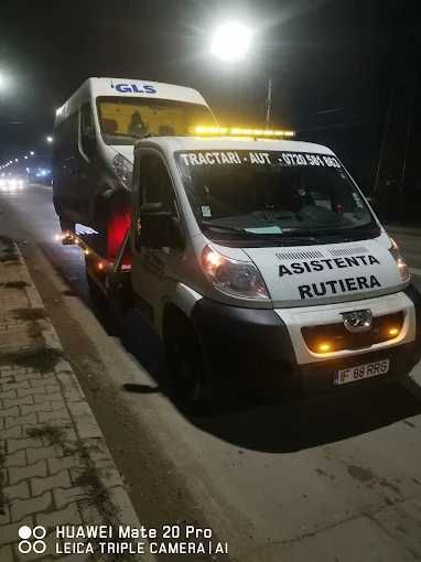 Tractari asistenta accident recuperare platforma auto
