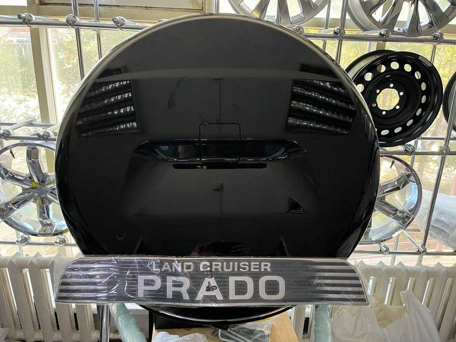 Чехол на запасное колесо Prado 120 150 R17 запаску 265.65