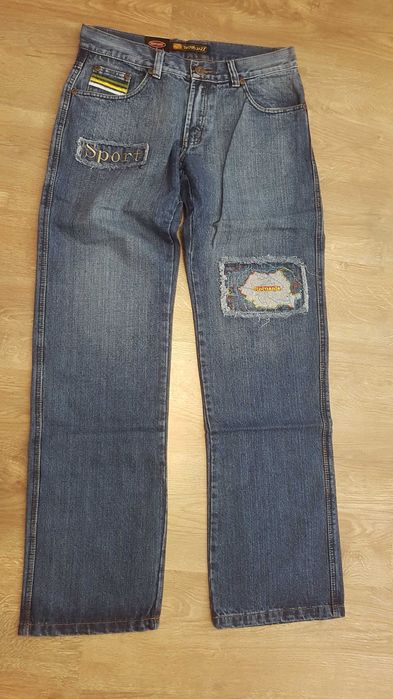 Мъжки дънки син цвят