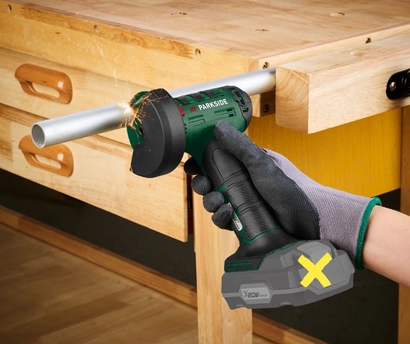 акумулаторен ъглошлайф 20 V Парксайд /Parkside