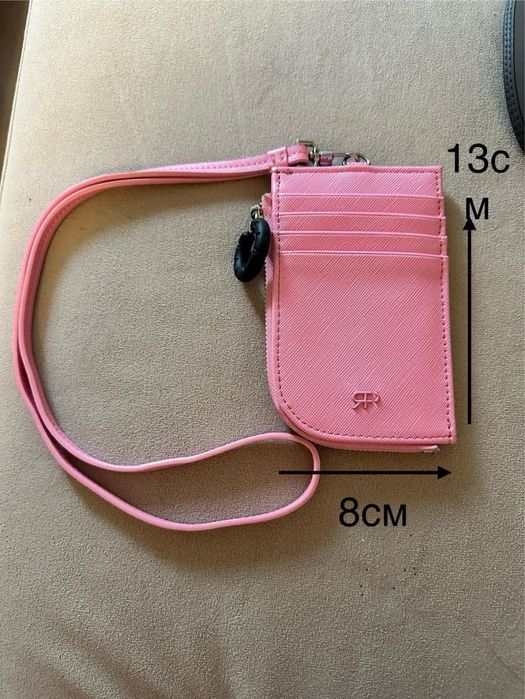 Розов портфейл/картодържач