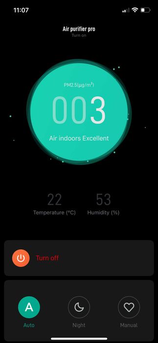 Xiaomi Mi Air Purifier Pro, за 60 м², пречиствател за въздух