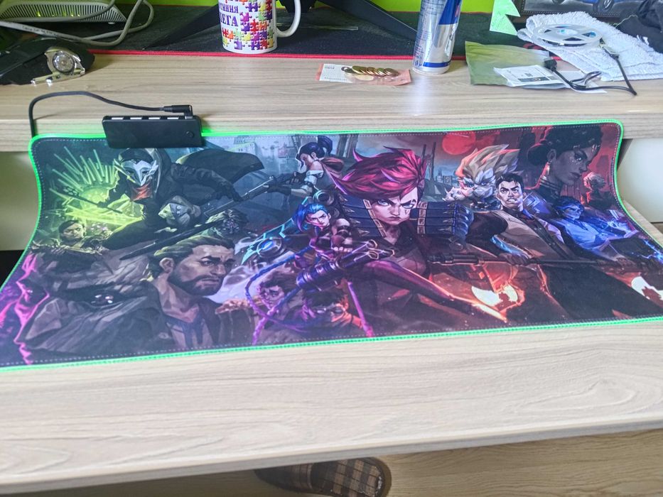 RGB пад за клавиатура и мишка League of Legends Arcane
