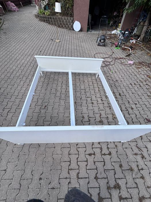 Vand 2 paturi dormitor lemn, 160/200 si 180/200