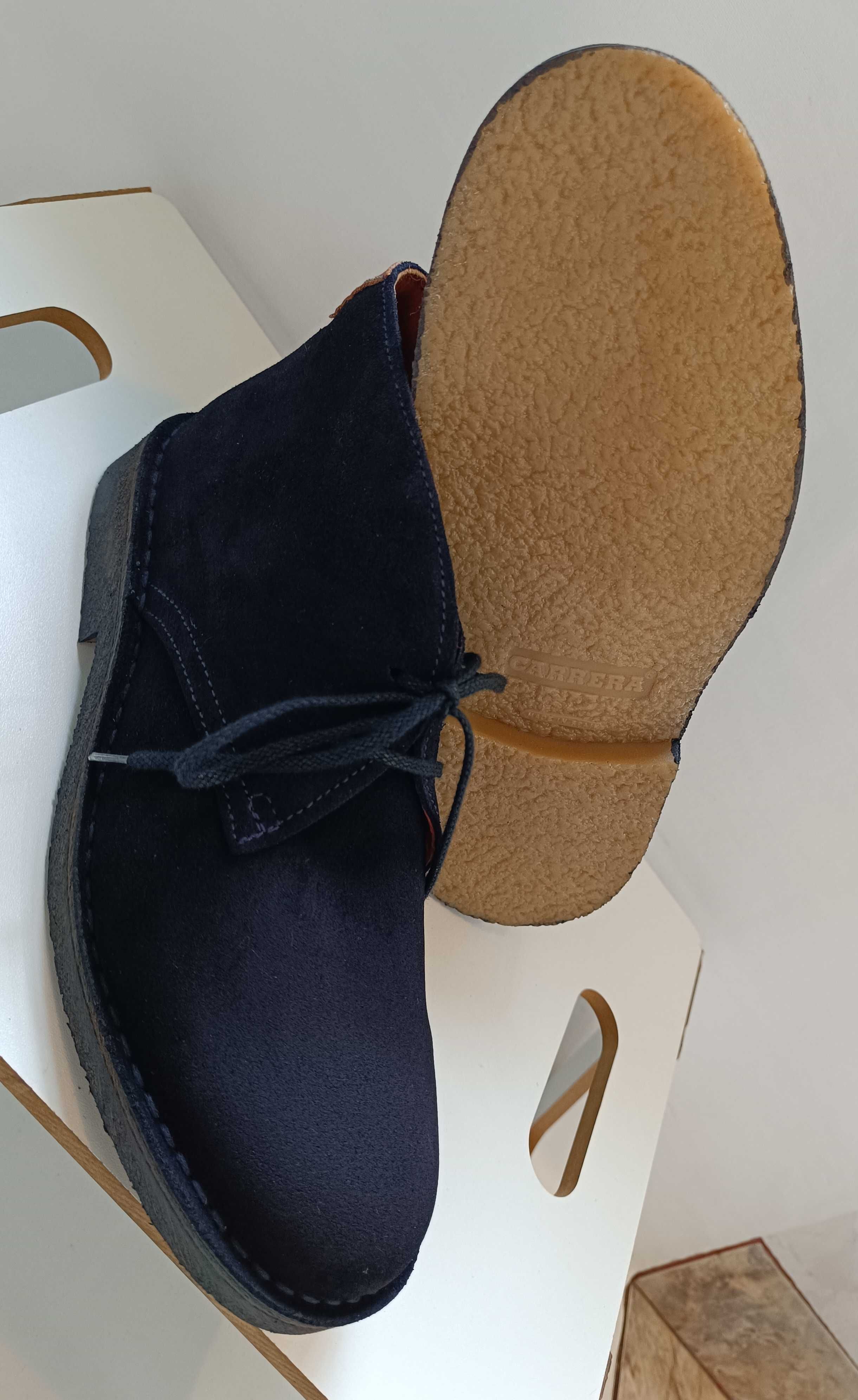 Ghete chukka 40 premium Carrera NOI piele naturala moale