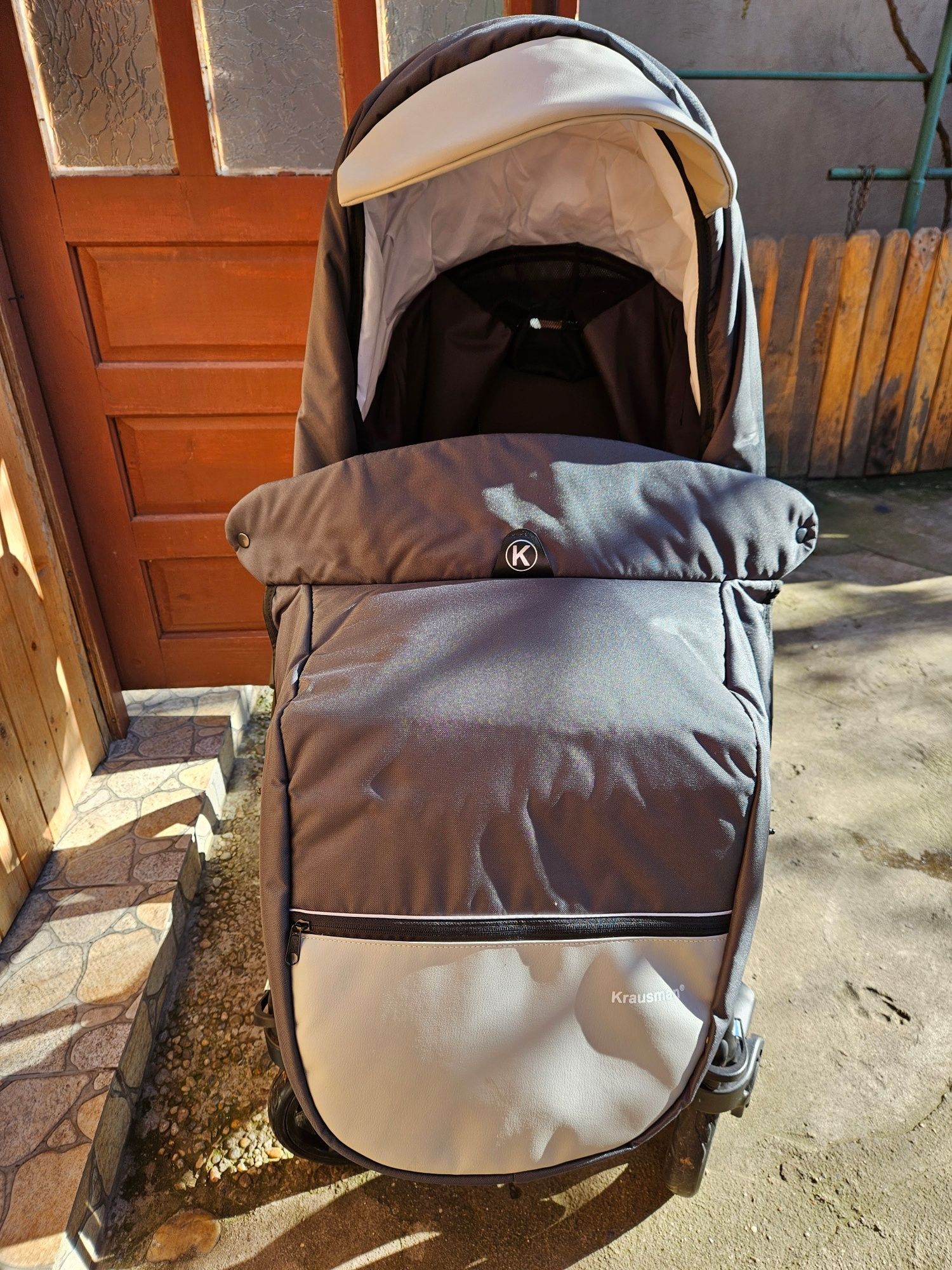 Vând cărucior Krausman Combo Max Grey