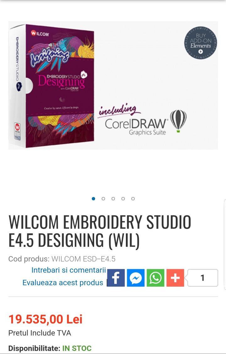 Software broderie Wilcom Embroidery Studio 4.2H (+ manual utilizare)