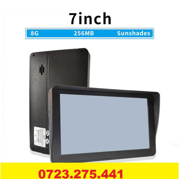 GPS Navigatii HD 7"GPS AUTO GPS TIR GPS Camion  IGO HARTI Europa 2025